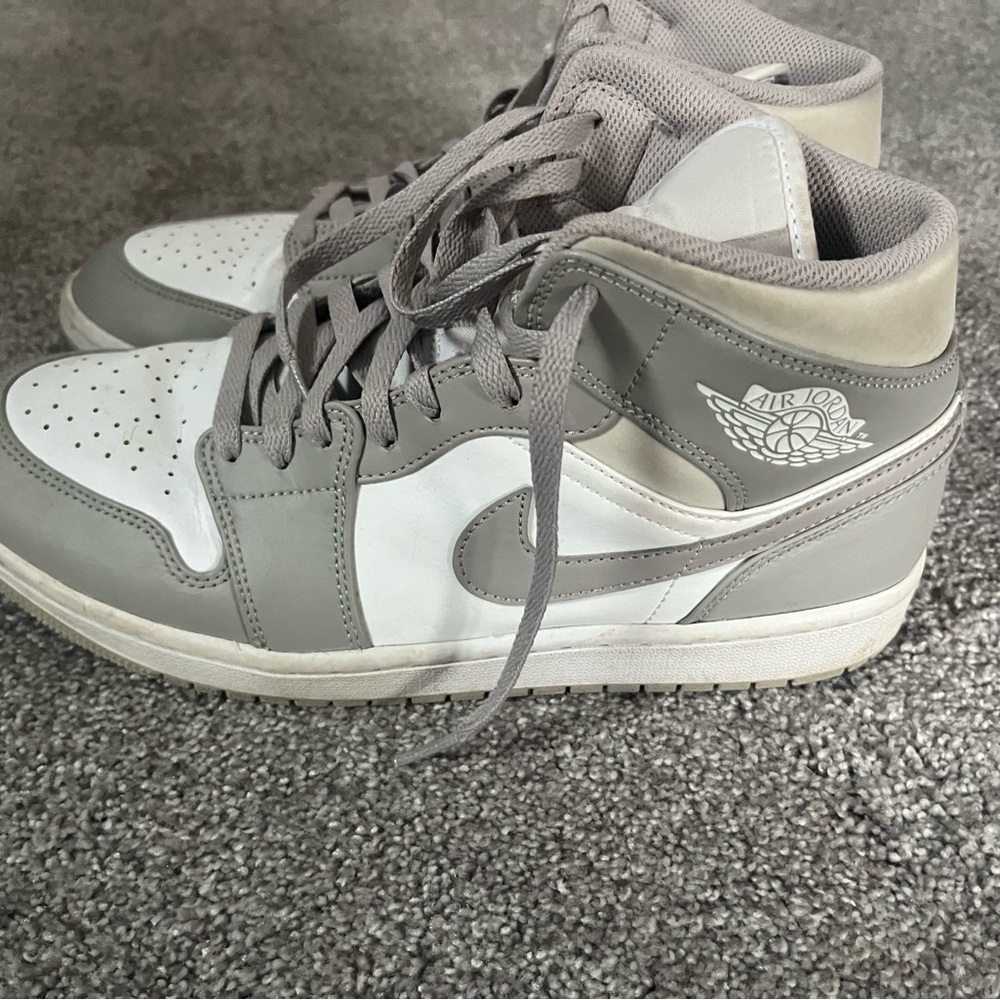 Nike Air Jordan Gray and White Sneakers